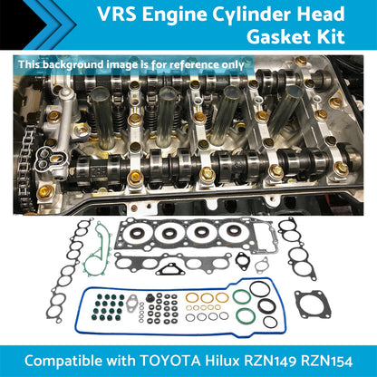 VRS Cylinder Head Gasket Set Kit Suitable for Hilux RZN149 RZN154 97-05 3RZ-FE.