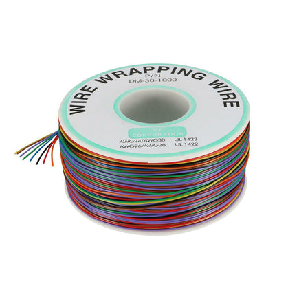 Wrapping Wire Tin Plated Copper Wire P or N DM-30-1000 30 AWG 250M Length 8 Colors.