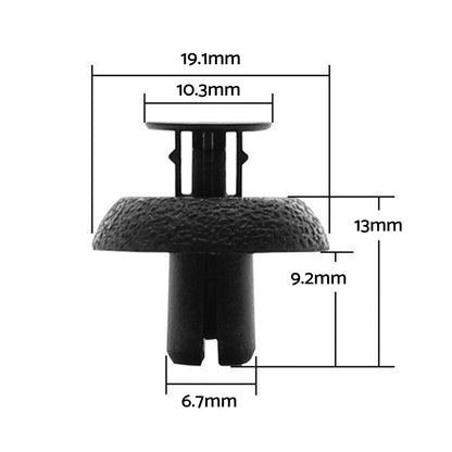 10x Engine Cover Clip Radiator Support Clip Suitable For Toyota LandCruiser 200 2007ÿ2021