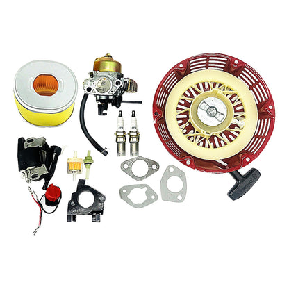 Carburetor, Ignition Coil, Spark Plug, and Air Filter Suitable For Honda GX340 / GX390 11HP or 13HP