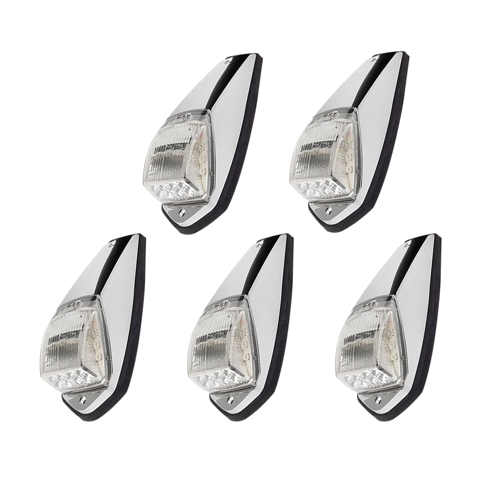 5pcs 12V LED Cab Marker Top Roof Light Suitable For Trucks Peterbilt Kenworth.