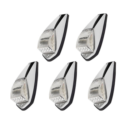 5pcs 12V LED Cab Marker Top Roof Light Suitable For Trucks Peterbilt Kenworth.