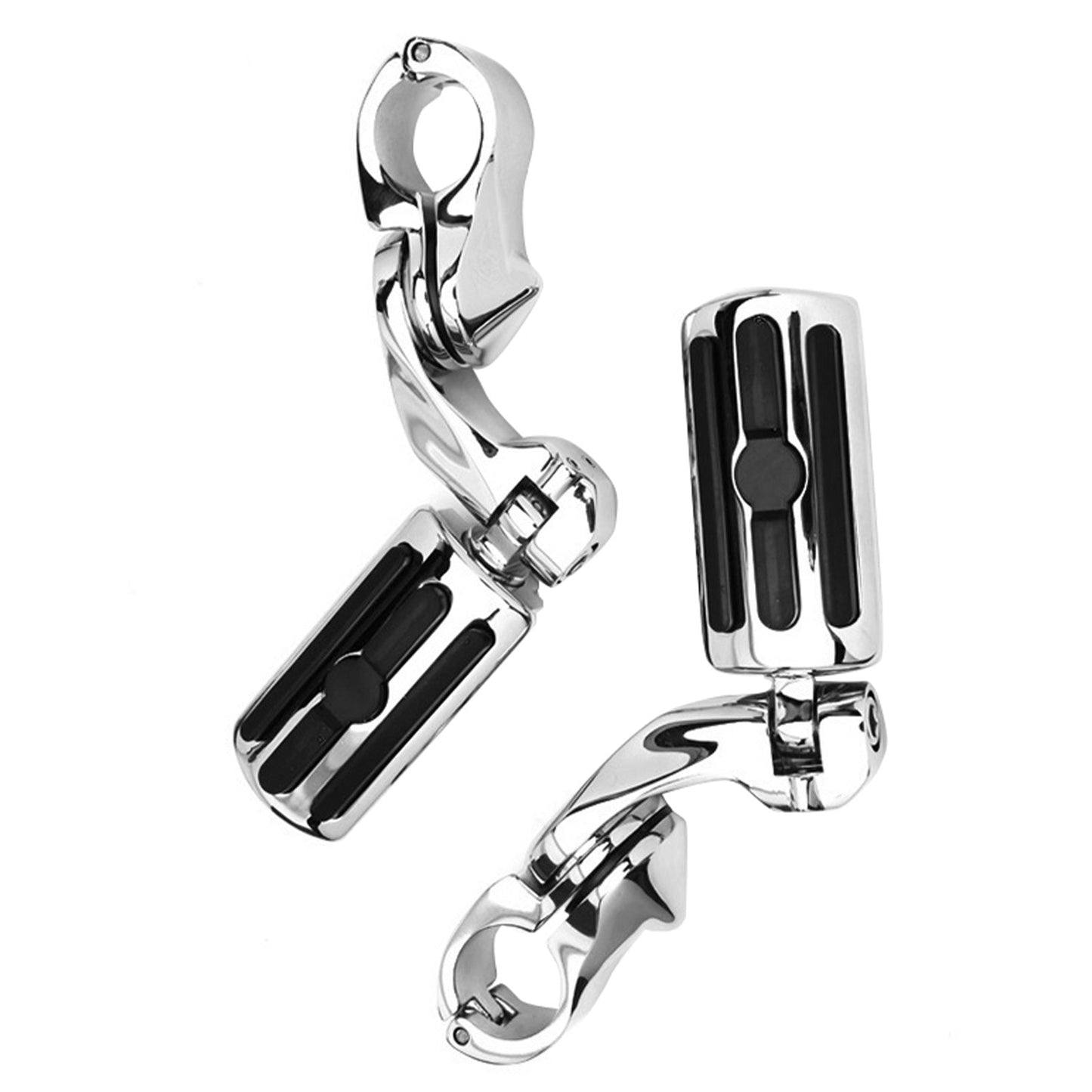 1-1 4''Motorcycle Highway Foot Pegs Chrome Engine Guard Suitable For Davidson AU.