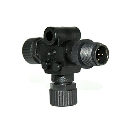 NMEA2000 5-Pin T Connector Suitable For Garmin / Lowrance / Simrad / B&G / Navico Networks Black