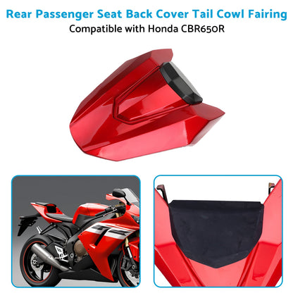 Seat Back Cover Tail Cowl Fairing Rear Passenger Suitablefor Honda CBR650R 19-20.