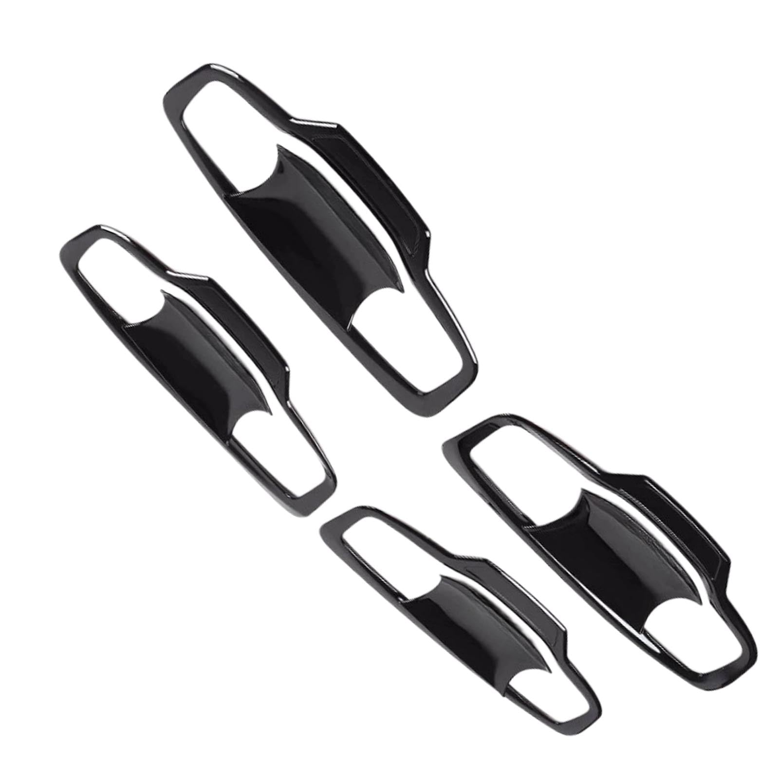 Door Handle Bowl Cover Trim Gloss Black Suitable For Mitsubishi Triton MV 2024+.