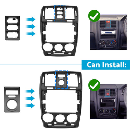 32GB 9in Car Radio Stereo Apple Android 13 w or Cam For Suitable for Hyundai Getz.