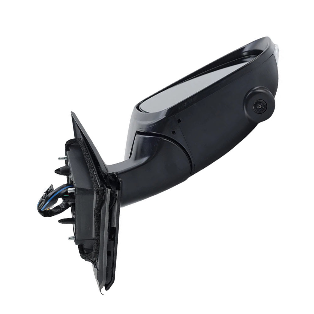 Right Gloss Black 13Pin Mirror with Camera Suitable for Nissan Qashqai J11 14–20