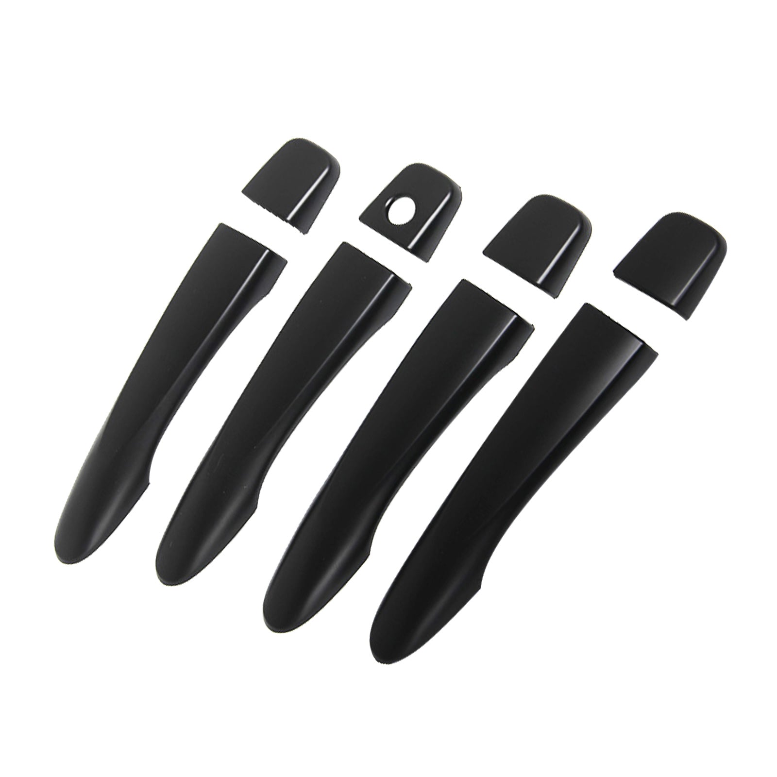 4x Remote Key Door Handle Covers Suitable for Nissan Navara D40 2005-2015 ST.