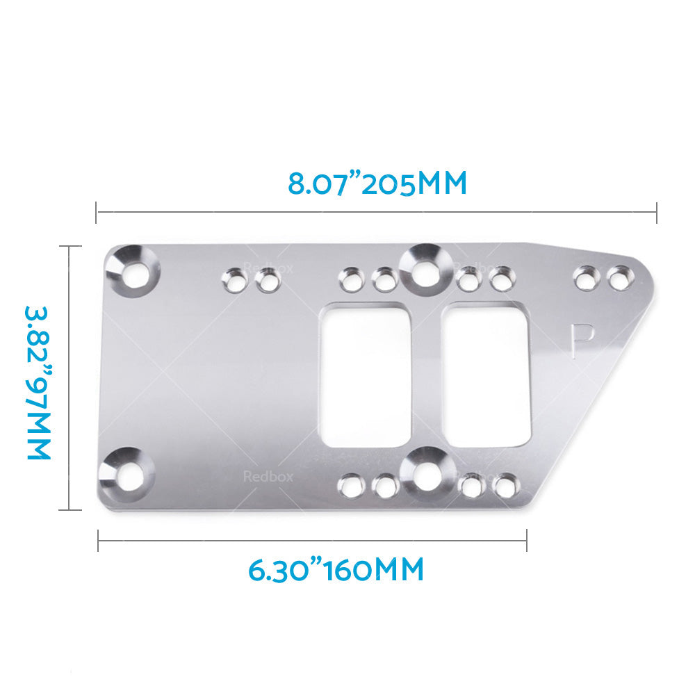 GM LS Engine Conversion Swap Bracket Motor Mount Adapter Plates for Chevy SBC.