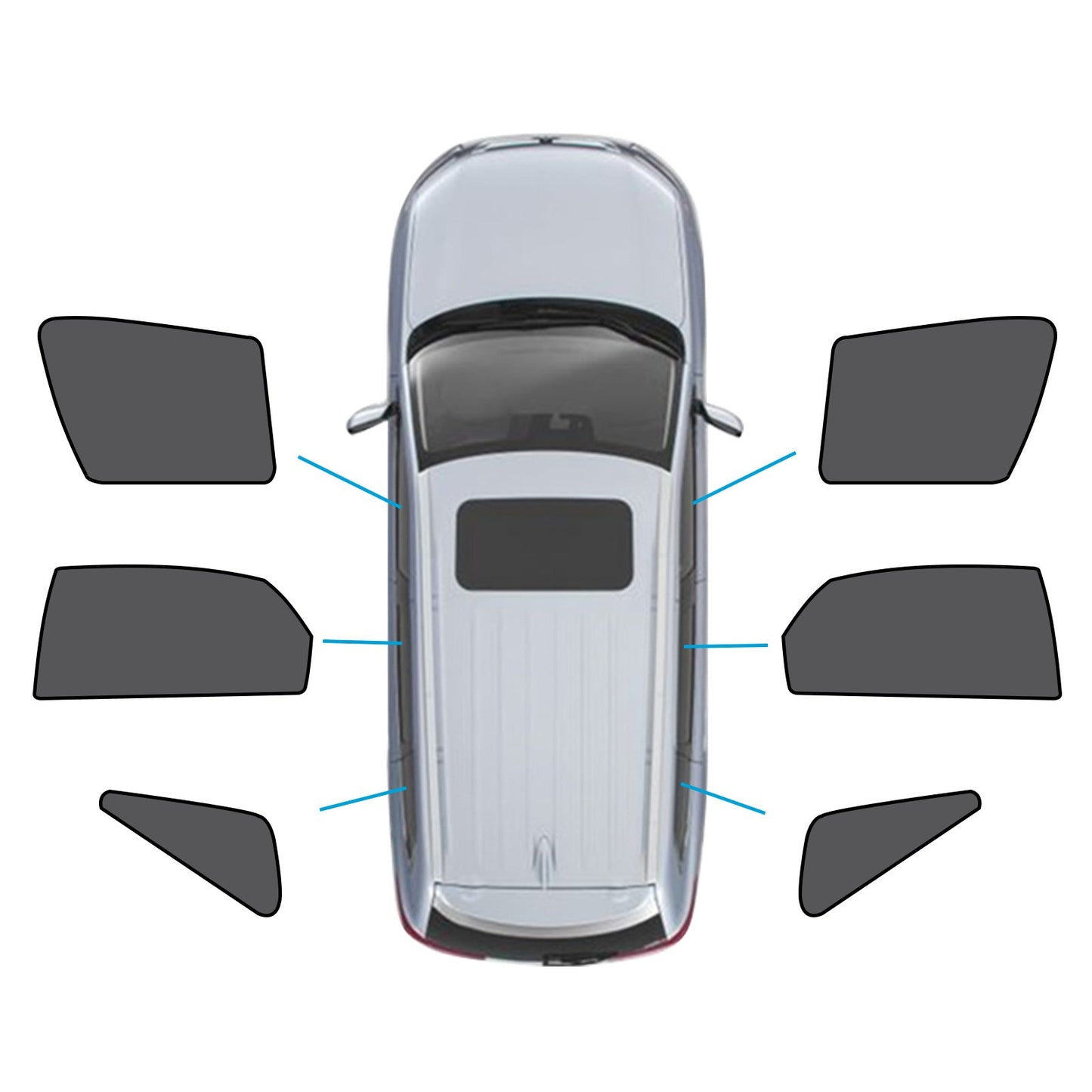 Car Window Magnetic Mesh Sun Blind Shades Suitable For Lexus NX Series 2014-2021