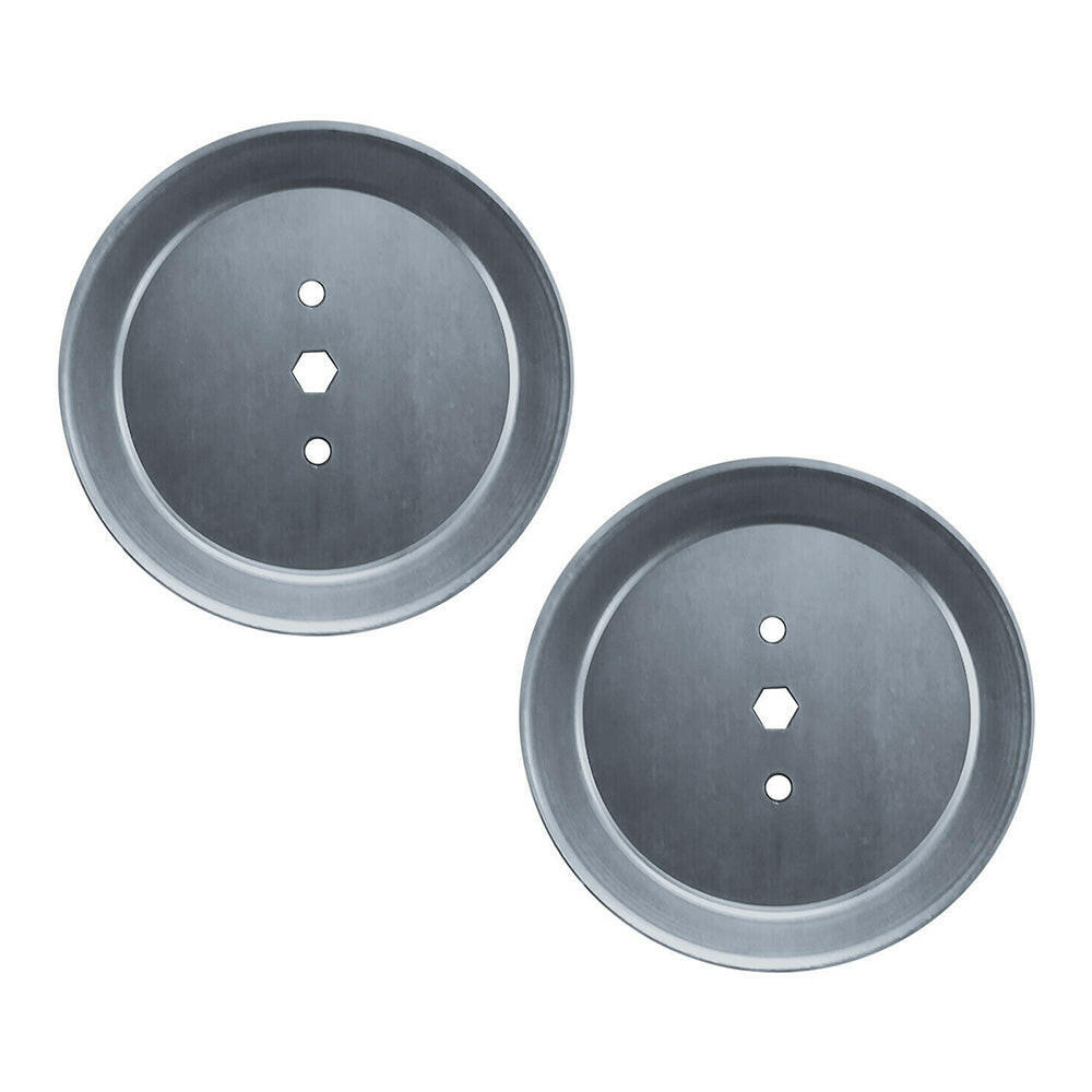 2x Blade Spindle Pulley Suitable For John Deere Sabre Mowers D105 GX20367.