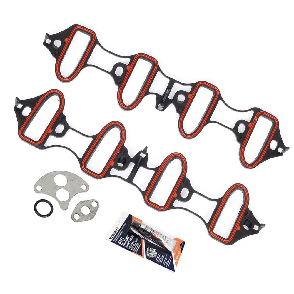 Intake Manifold Gasket Suitable for Chevrolet GMC 4.8L 5.3L 6.0L V8.