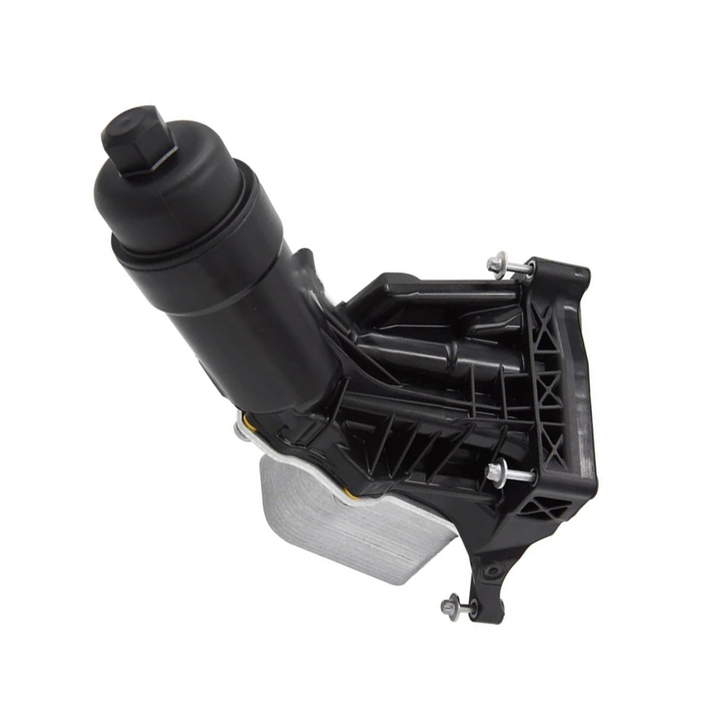 Black Engine Oil Cooler Filter Housing Suitable For BMW F20 / F22 / F30 / G30 / G32