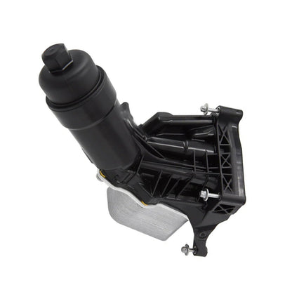 Black Engine Oil Cooler Filter Housing Suitable For BMW F20 / F22 / F30 / G30 / G32