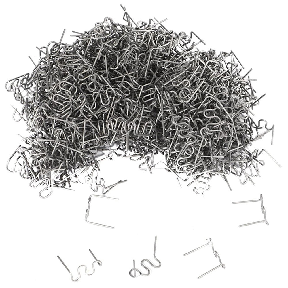 1000PCS Hot Staples Plastic Welding Wave Stapler For Car Bumper Repair Tool Kits.