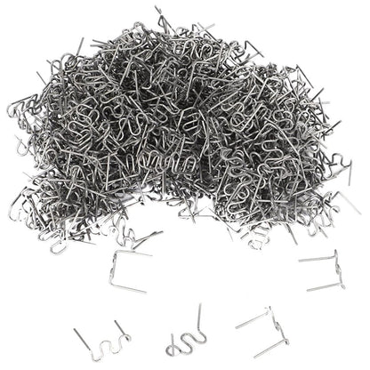 1000PCS Hot Staples Plastic Welding Wave Stapler For Car Bumper Repair Tool Kits.
