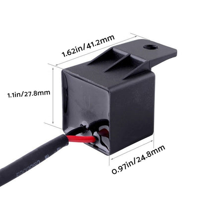 2-Pin Motorcycle LED Turn Signal Light Flasher Relay Suitable For Kawasaki / Yamaha Motorcycles