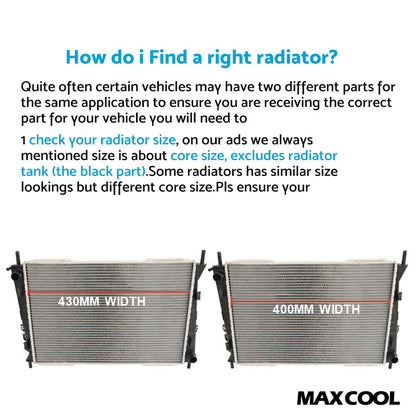Radiator Suitable For Ford Ranger PX / Mazda BT-50 2.2L 3.2L Turbo Diesel 2011-On