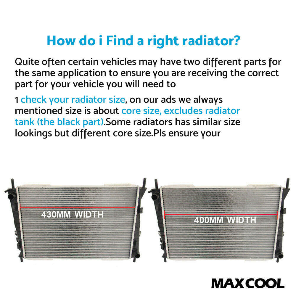 Cooling Radiator Suitable For Ford Falcon BA BF V8 XR6 Turbo Fairlane Territory AT MT.