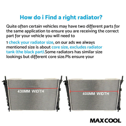 Cooling Radiator Suitable For Ford Falcon BA BF V8 XR6 Turbo Fairlane Territory AT MT.