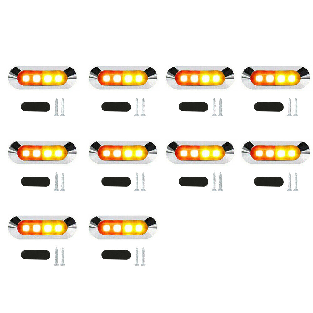 10x LED Clearance Side Marker Lights Suitable for Truck Trailer Caravan