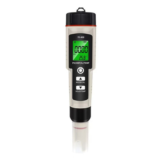 Portable 4 In 1 Hydrogen-Rich Test Pen PH ORP TEMP Water Quality Meter Tester.