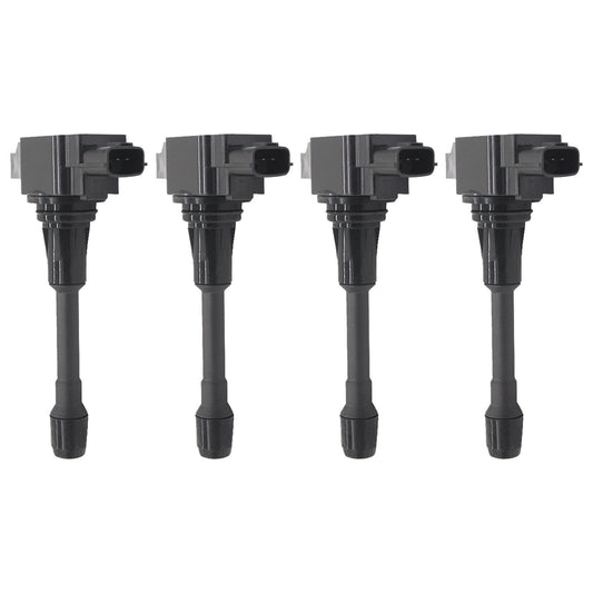 4x Ignition Coils Suitable For Nissan X-Trail / Dualis / Altima / Navara.