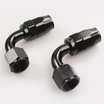 Aluminium Baffled Engine Oil Catch Can 0. 75L 2 Port AN10  3M Hose Fitting Kit.