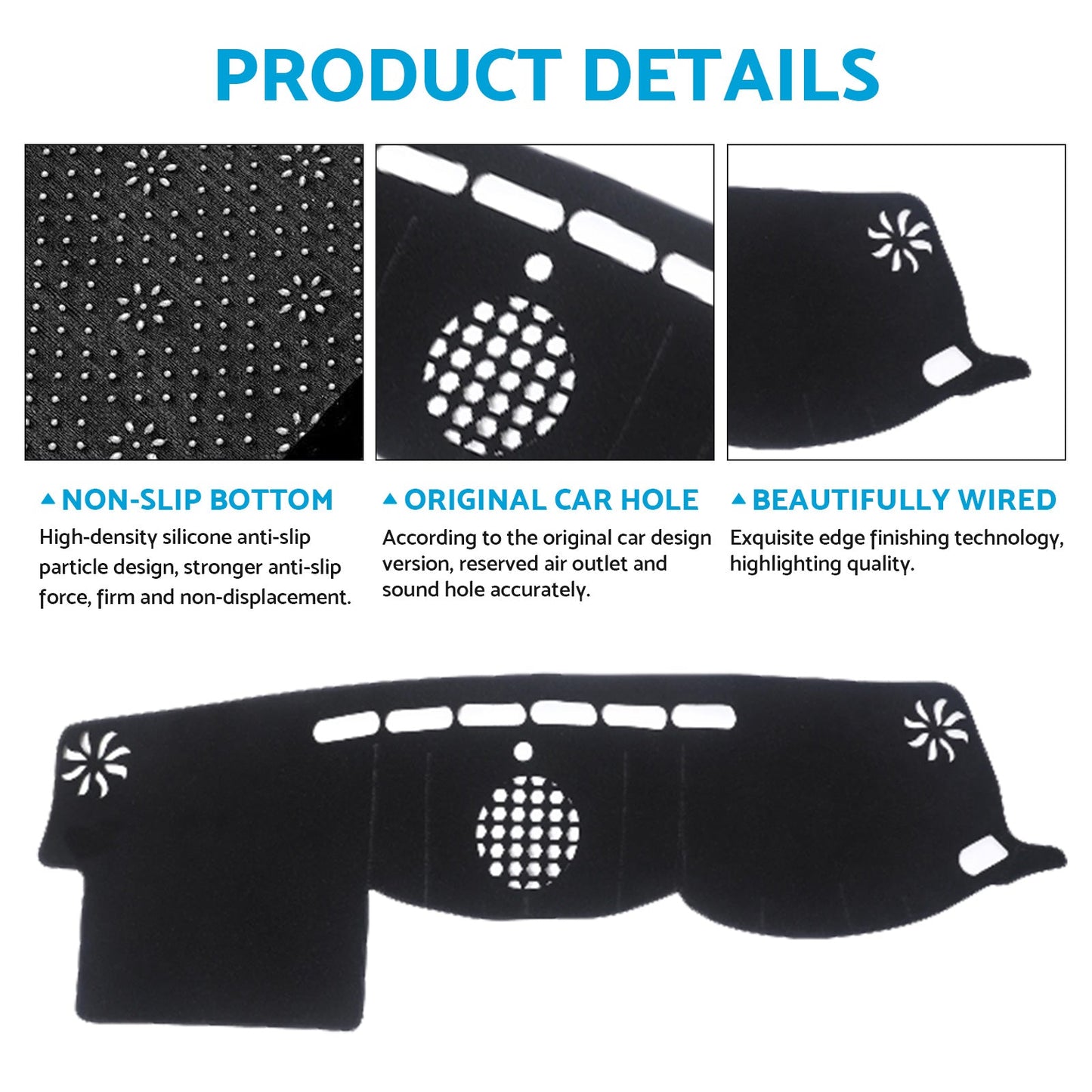 Dash Mat Suitable for Toyota Land Cruiser 200 Series VX GXL