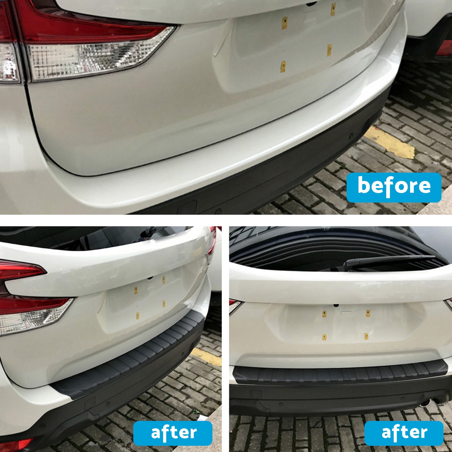 Bumper Sill Protector Trim Cover Suitable For Subaru Forester SK 5th Gen 2018-2023