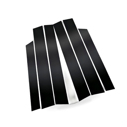 6x Black Window Trim Covers Suitable for Honda CR-V 2.4L