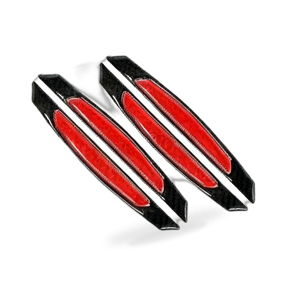 Reflective Carbon Fiber Car Door Edge Guard Bump Protector Sticker Suitable for