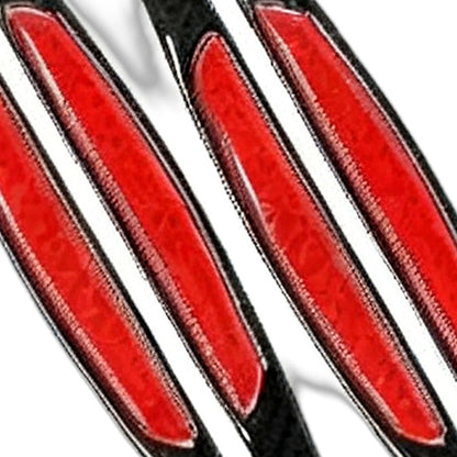 Reflective Carbon Fiber Car Door Edge Guard Bump Protector Sticker Suitable for