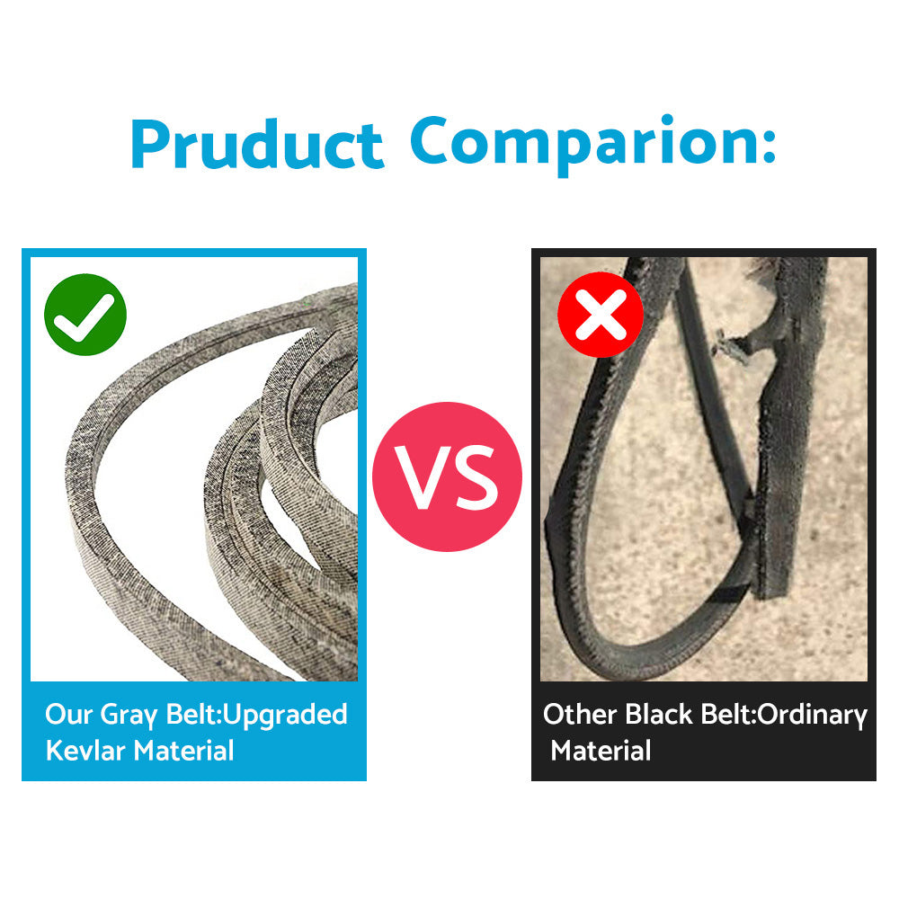 2x Deck Belt Suitable For 42-Inch John Deere & Sabre Mowers GX20072 / GY20570