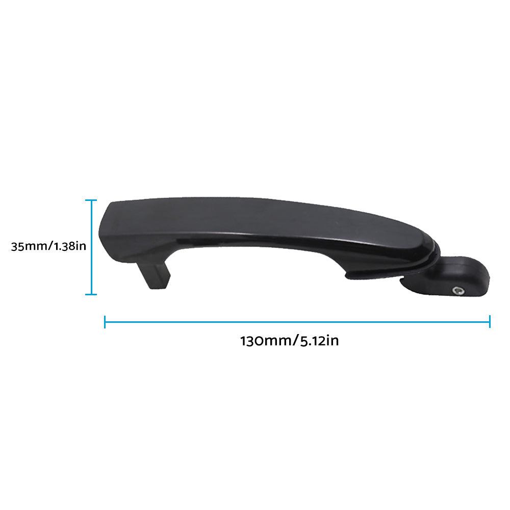 Front Right Exterior Door Handle With Keyhole Suitable for Hyundai Tucson