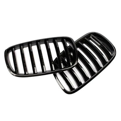 Front Bumper Kidney Grill Grille Gloss Suitable For BMW E70 X5 / E71 X6 2007-2013.