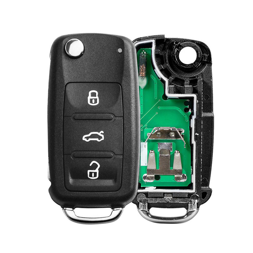 Complete Remote Key Suitable for VW Golf 433MHz Ref. 5K0837202AD