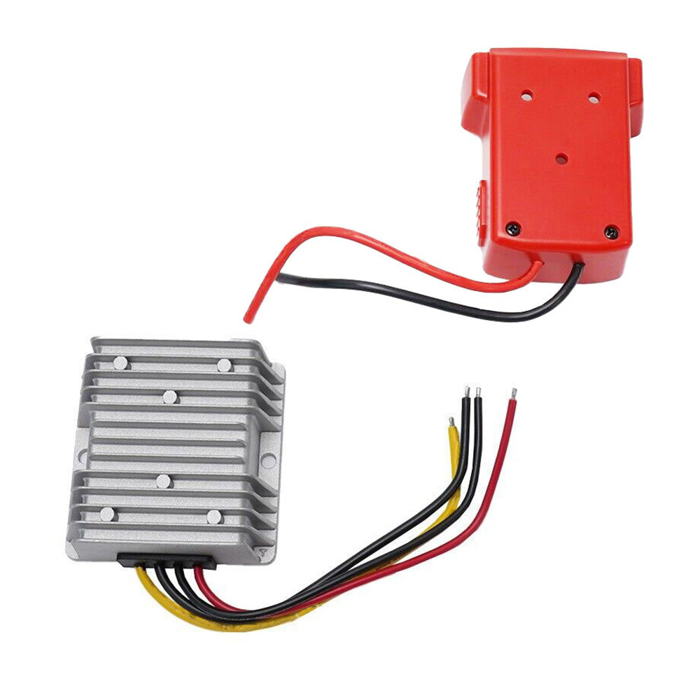 Step Down Voltage Converter Compatible with Milwaukee Battery Dock DIY Adapter.