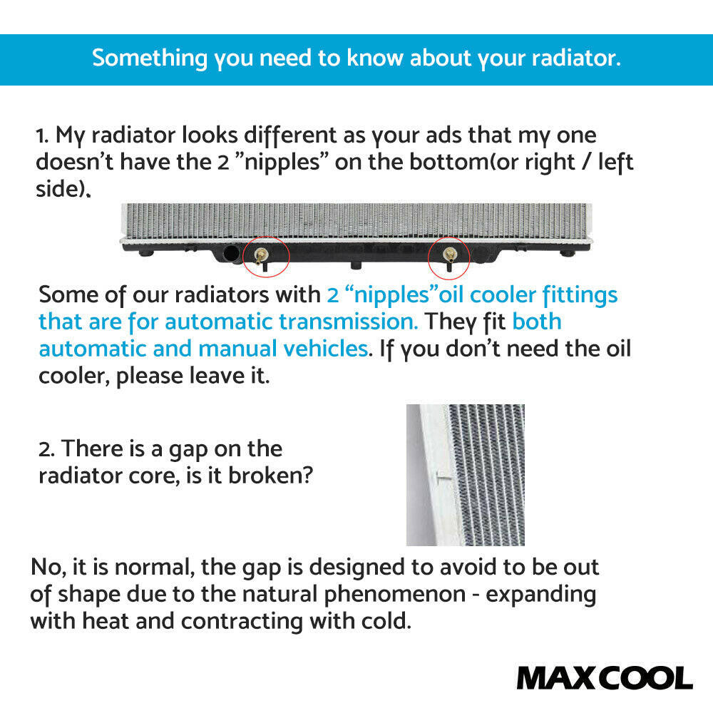 Radiator Suitable For Hyundai Elantra XD 2000-2006.