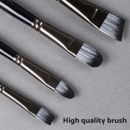 Artist Paint Brush Set 19x Suitable for Watercolour, Acrylic, and Oil Painting