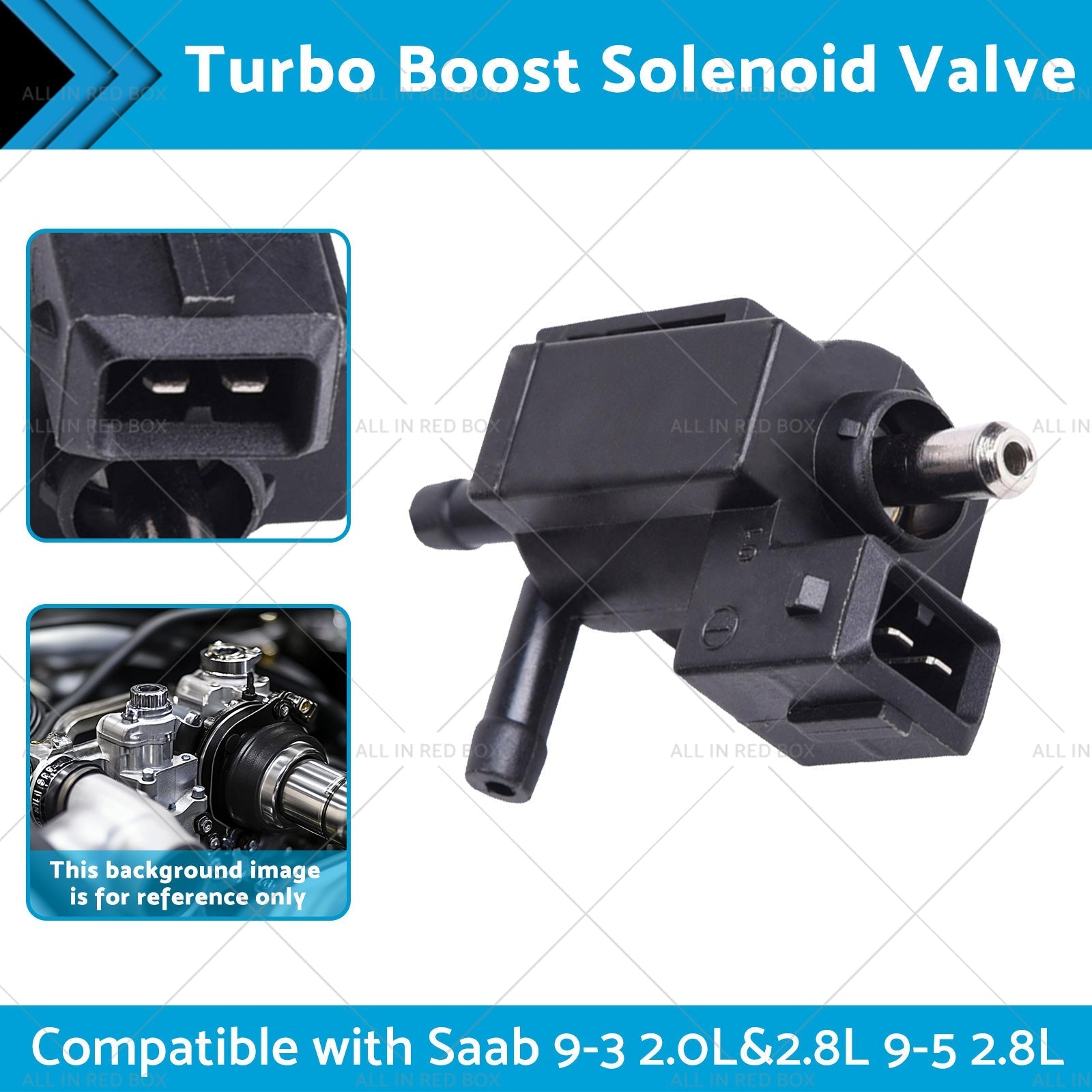 Turbo Boost Solenoid Valve Suitable for Saab 9-3 2. 0L and 2. 8L 9-5 2. 8L 728311040.