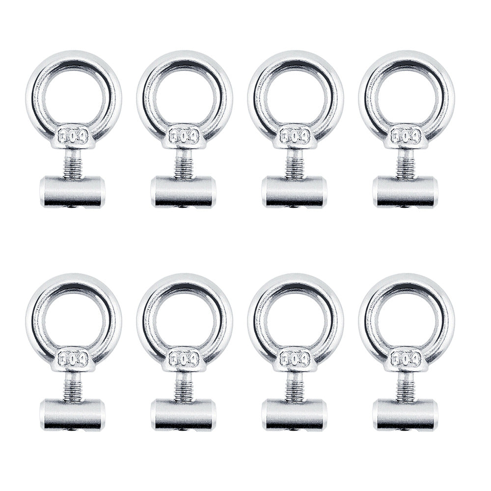 8x Awning Rail Stoppers & Track Screws Suitable for Boat RV Caravan