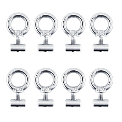 8x Awning Rail Stoppers & Track Screws Suitable for Boat RV Caravan
