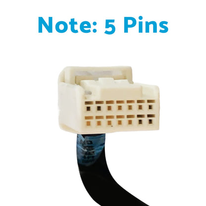 Left Side Door Mirror White Suitable For Toyota RAV4 2013-2018 5-Wire