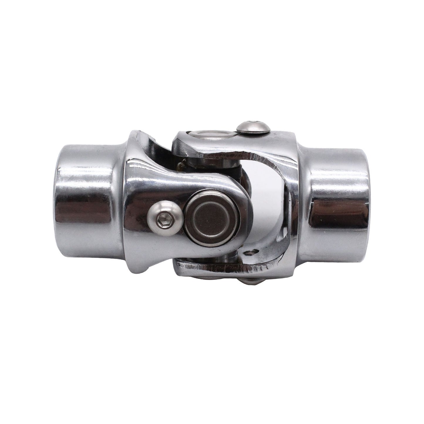 Universal Single Steering Shaft U-Joint Stainless Steel 3x3 or 4x4 inch Round