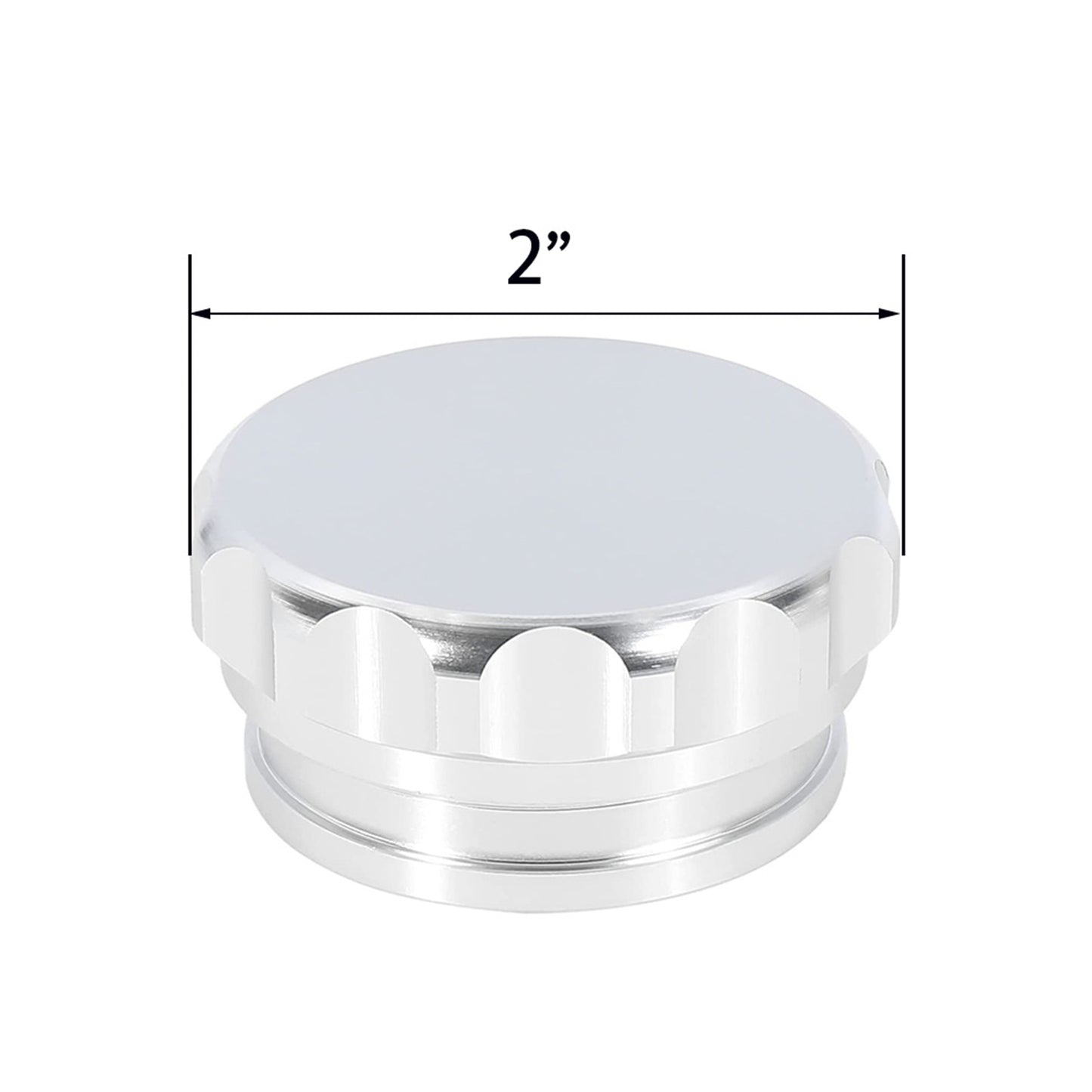 2 Inch Aluminium Alloy Weld-On Filler Neck And Cap Suitable for Oil Fuel Water T