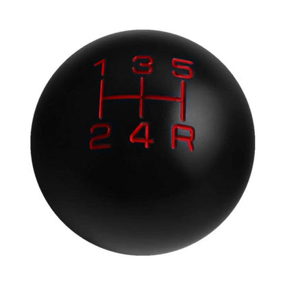 1 Set Universal 5 Speed Car MT Manual Round Ball Gear Shift Knob Shifter Lever.