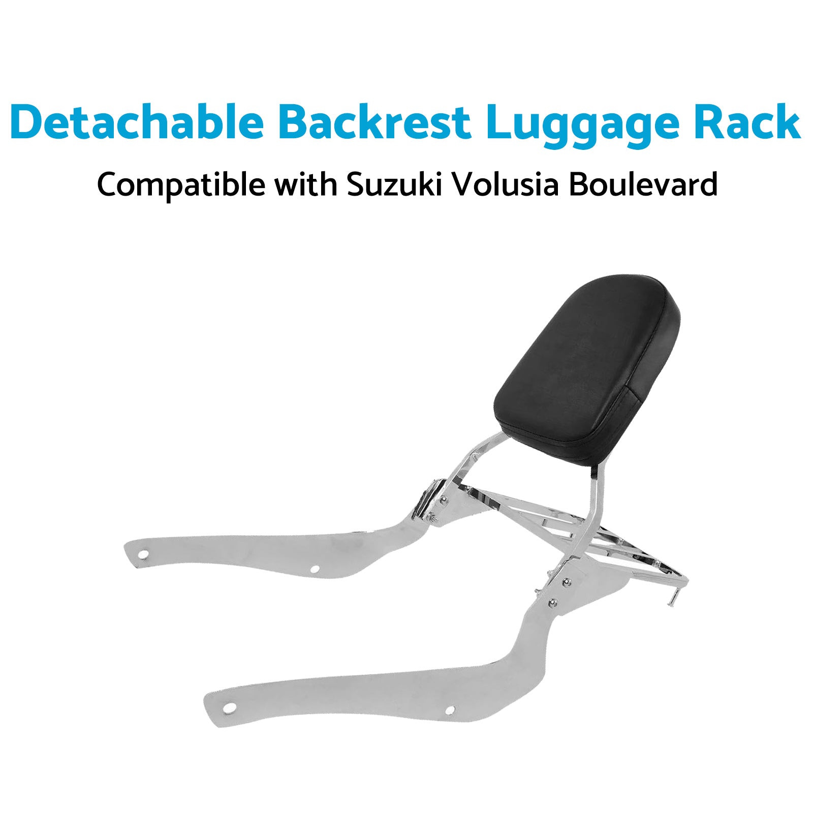 Backrest Sissy Bar W  Luggage Rack Suitable For Suzuki Boulevard C50 2005-2011.