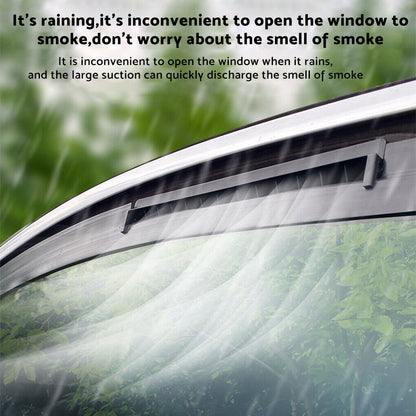 Car Exhaust Window Fan Cooler Air Vent Suitable For Vehicle Cooling with 3 Adjustable Heads.
